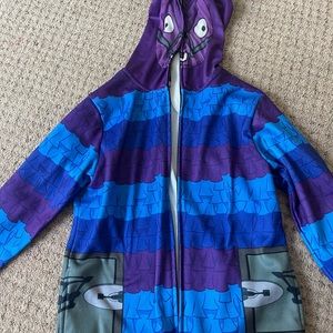 Boys fortnite llama sweatshirt hoodie zip up